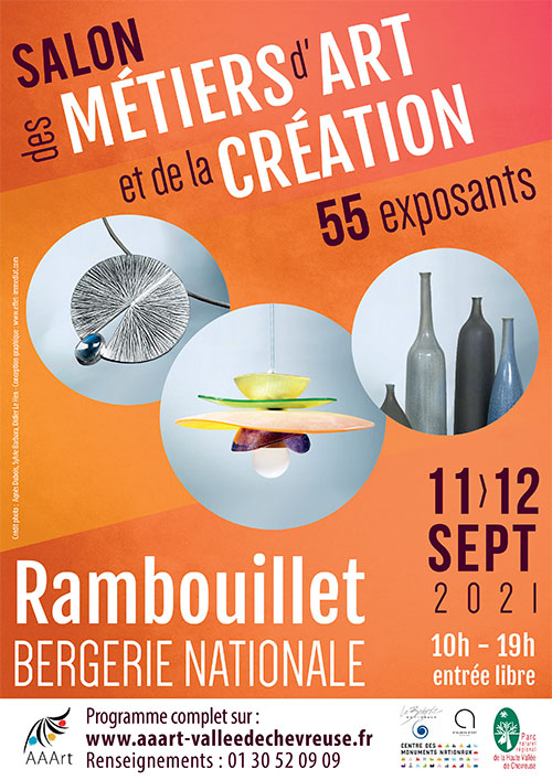 Affiche du salon des métiers d'art et de la création 2021